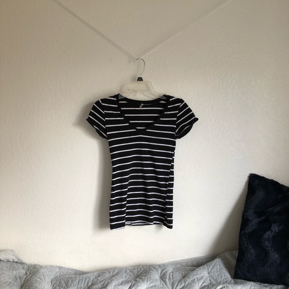 Black & White Striped Tee